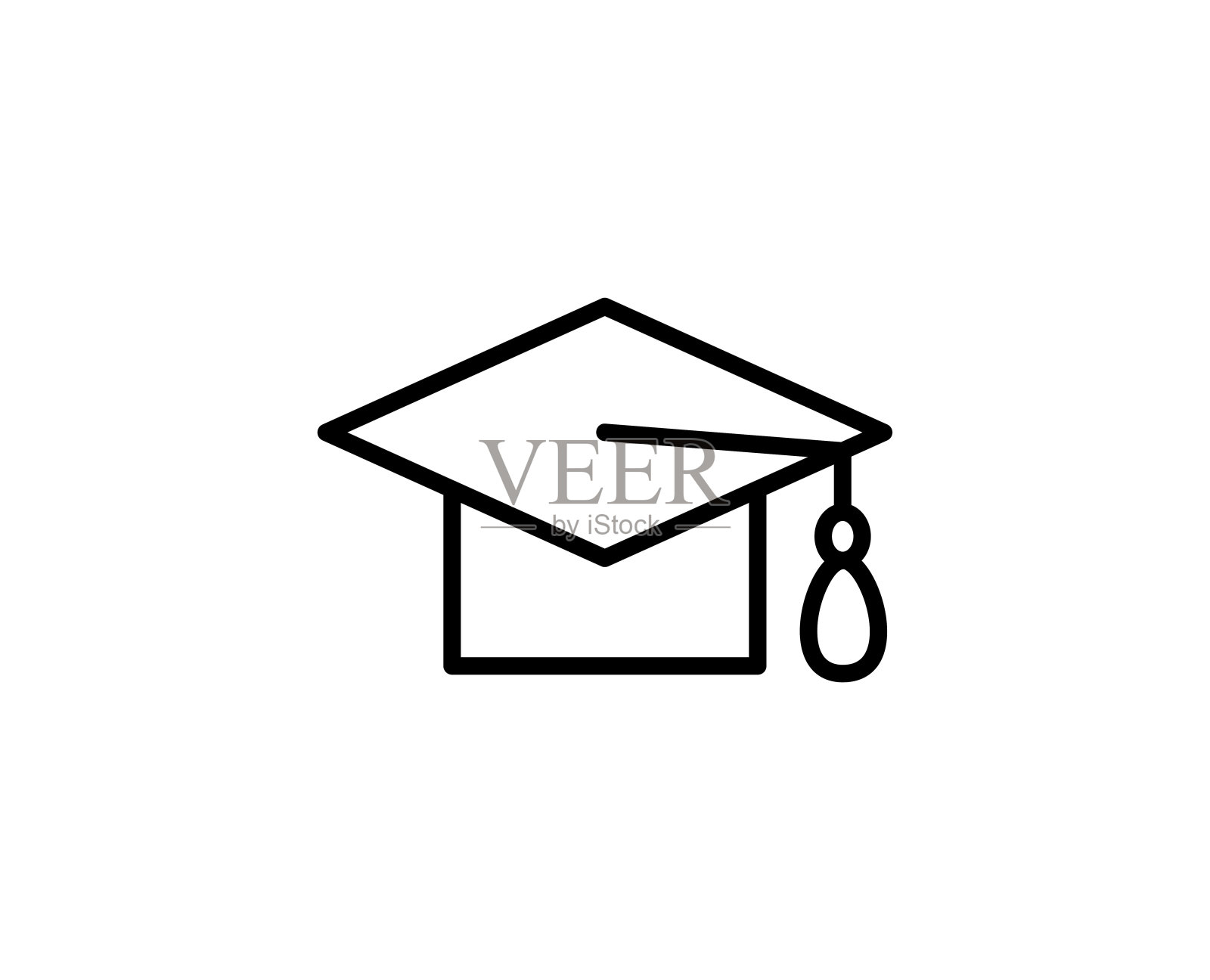 毕业帽线图标图标素材