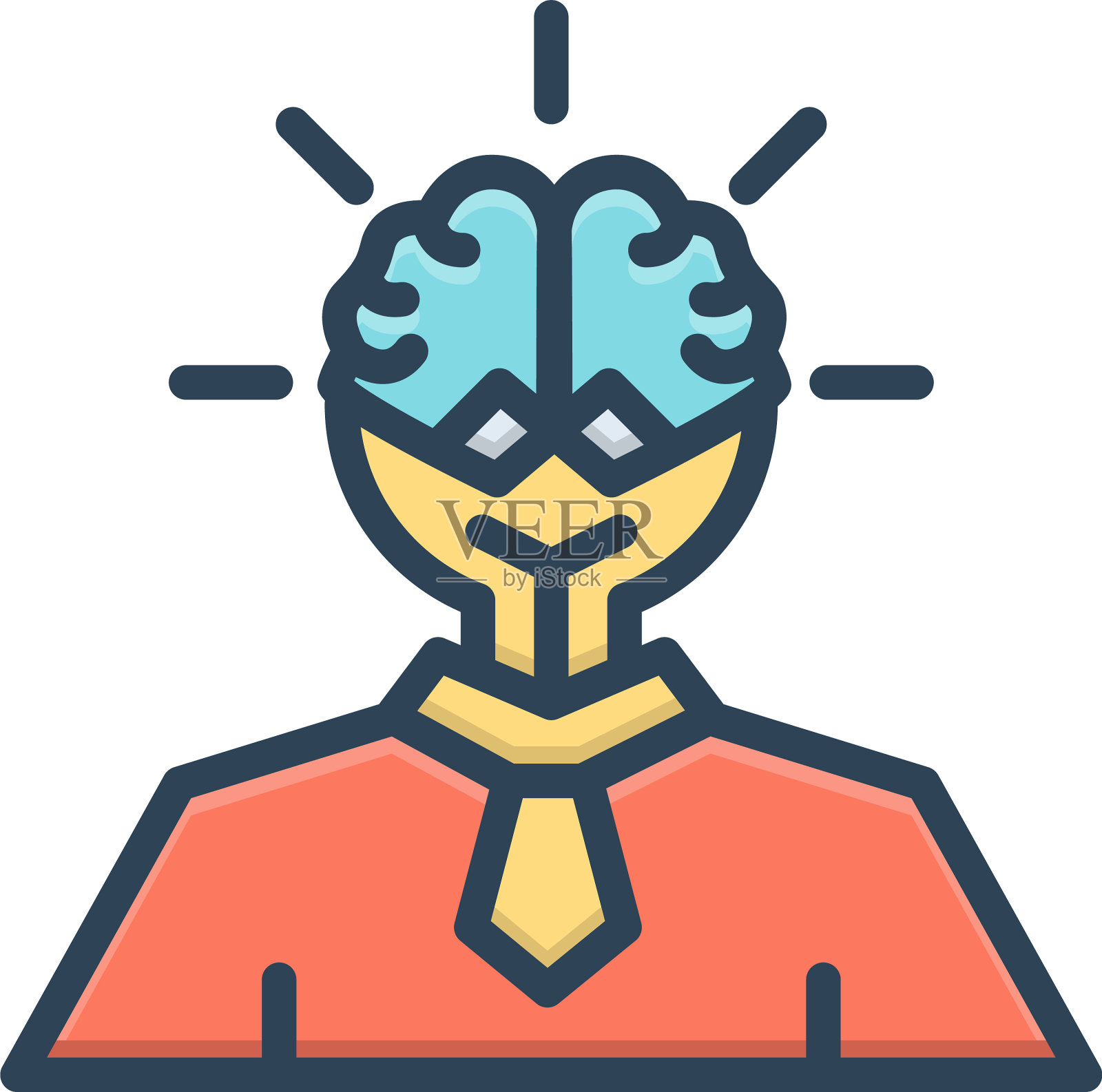 聪明的想法插画图片素材