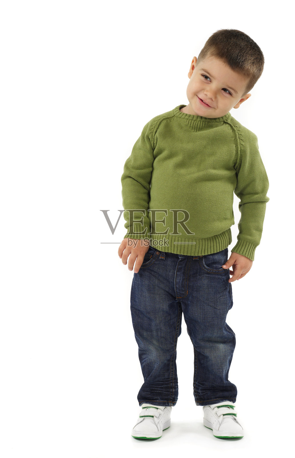 孩子的微笑照片摄影图片