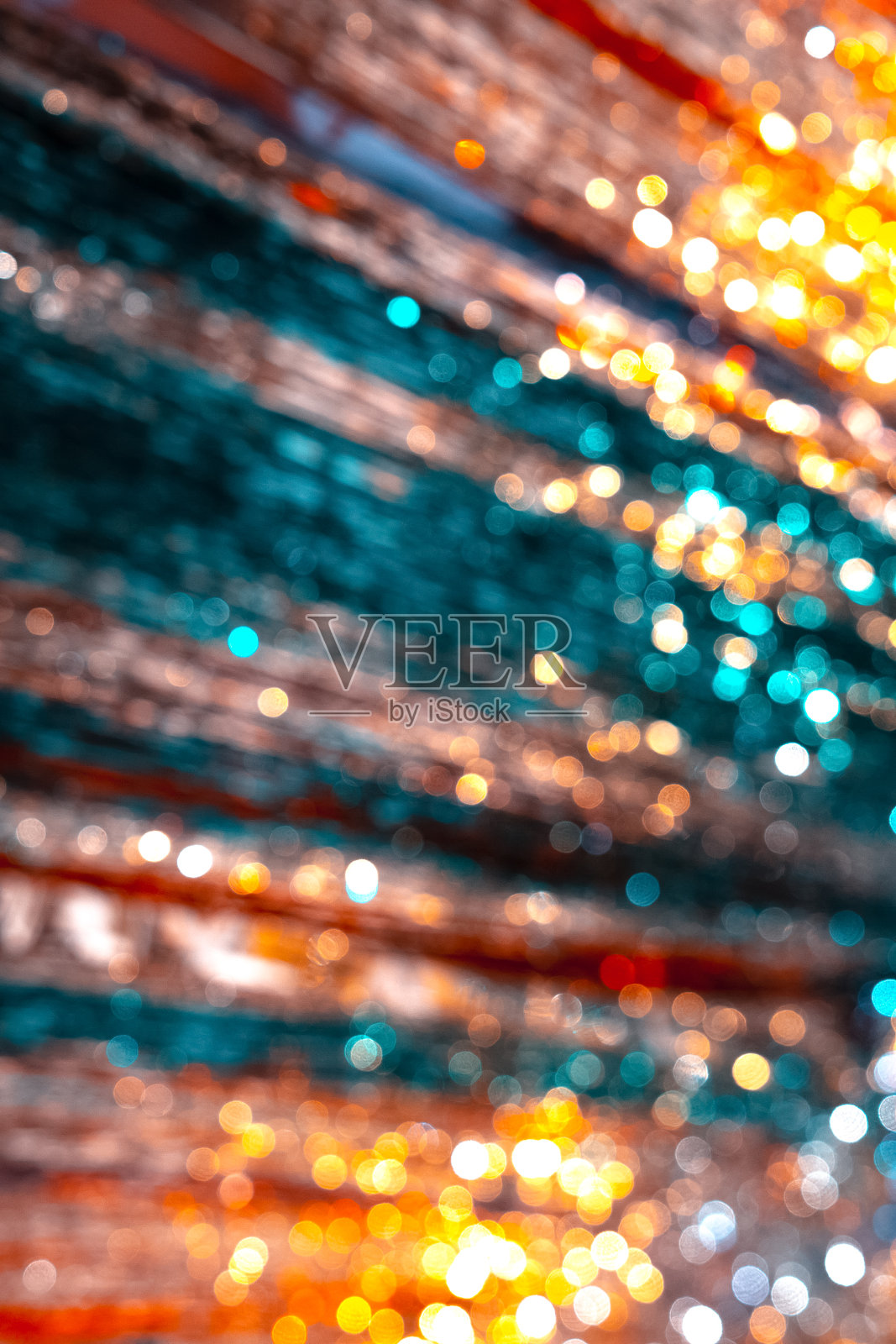 散景的背景。新年的俱乐部气氛。圣诞快乐。节日的概念照片摄影图片