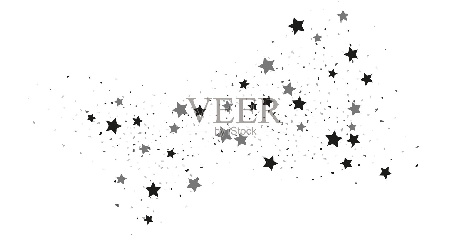 银色闪光插画图片素材