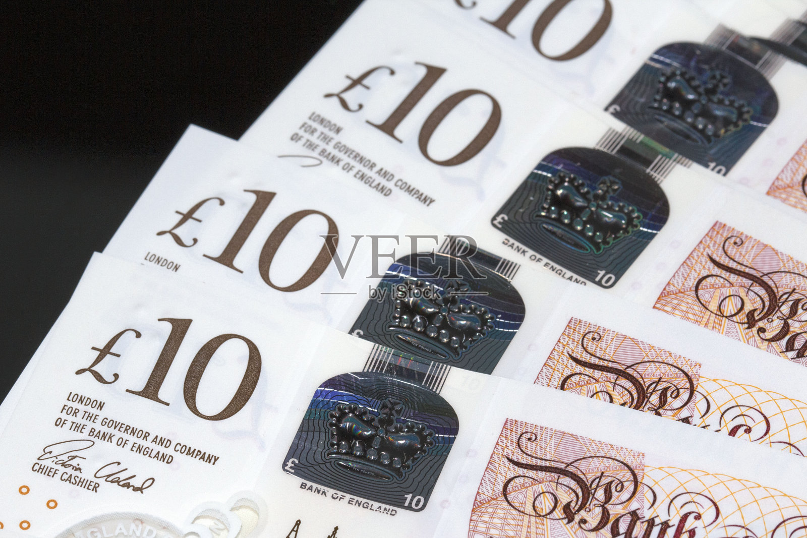 英国货币-十英镑钞票照片摄影图片
