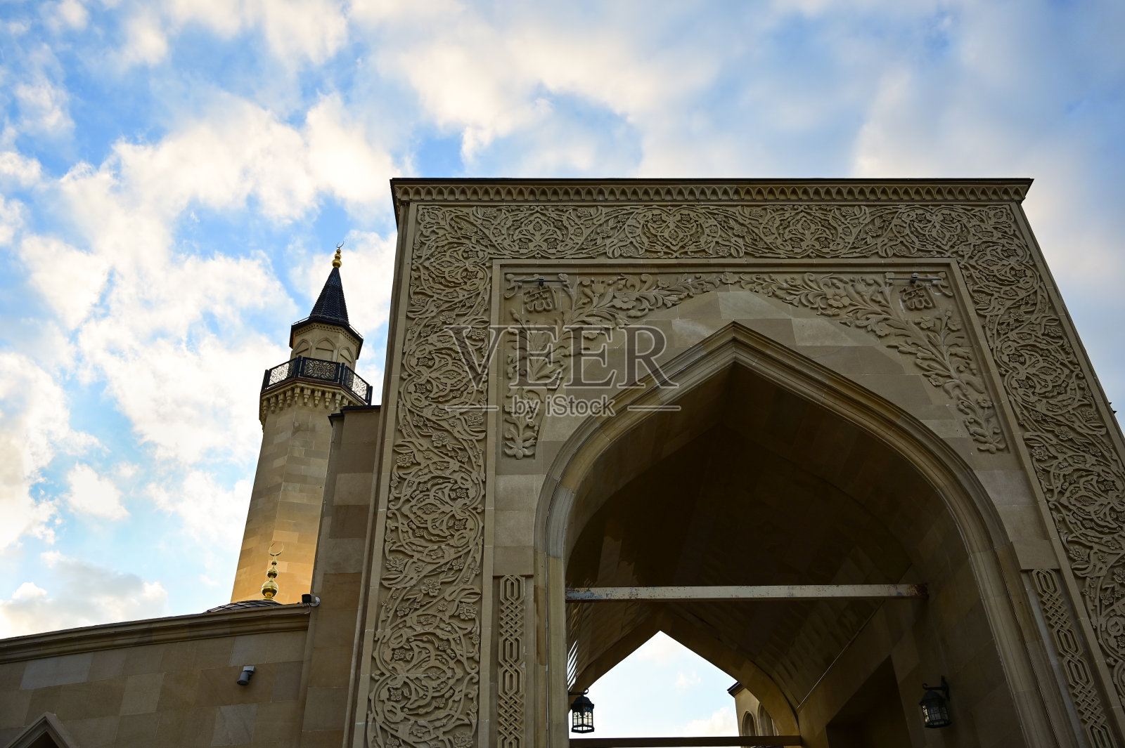 乌克兰基辅的Ar-Rahma清真寺照片摄影图片