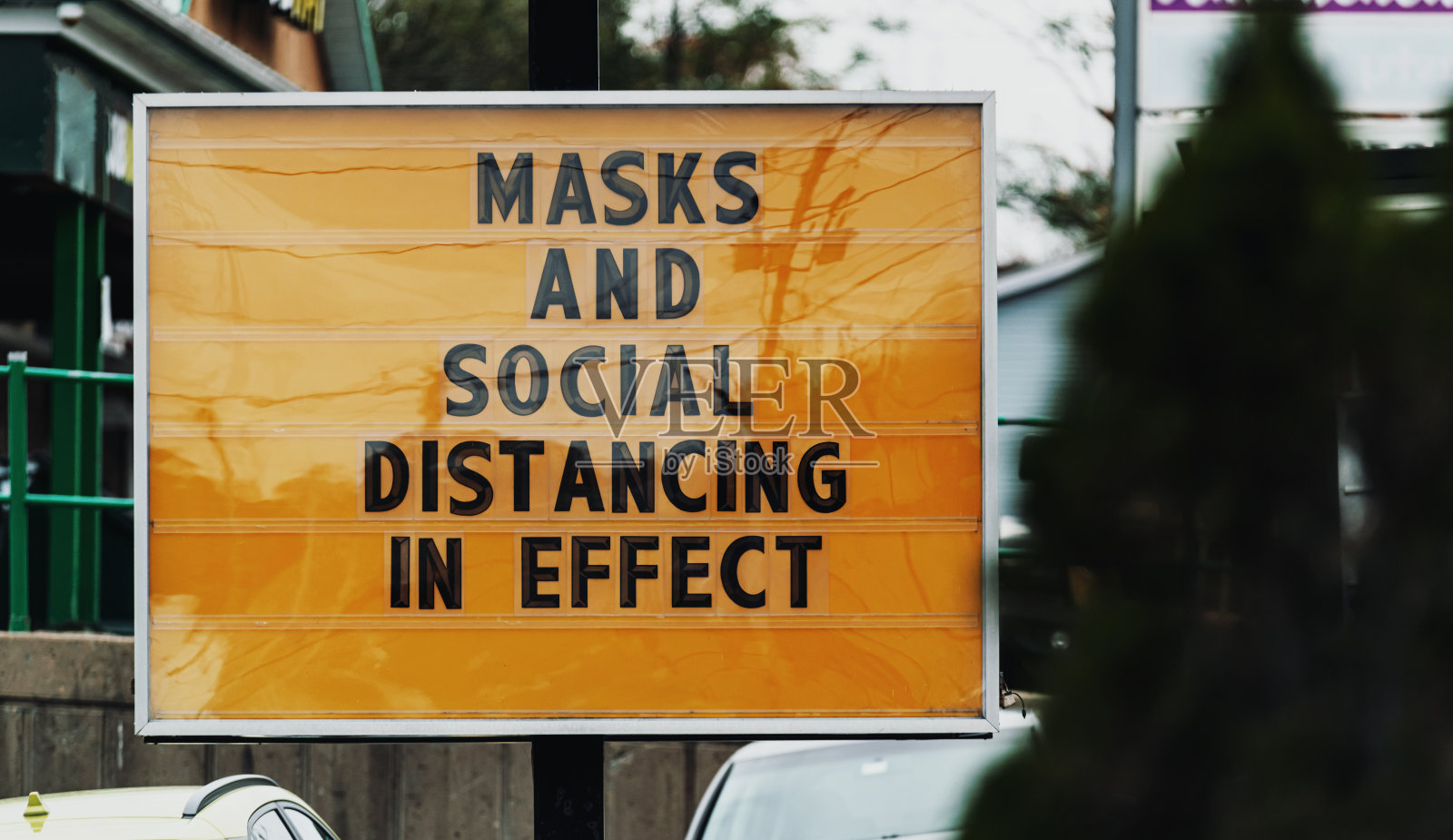 面具和社交距离的效果照片摄影图片