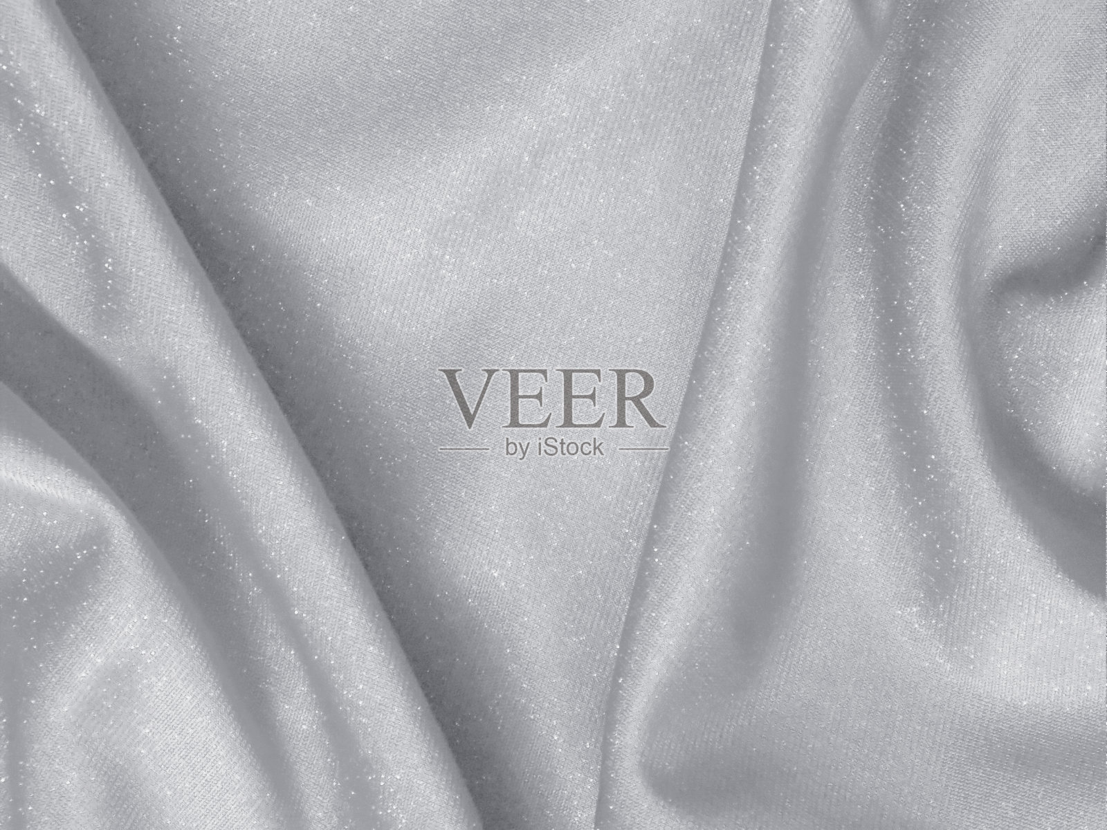 闪亮的银色褶皱织物纹理背景照片摄影图片