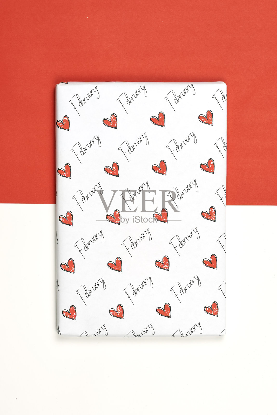 2月月度日历照片摄影图片