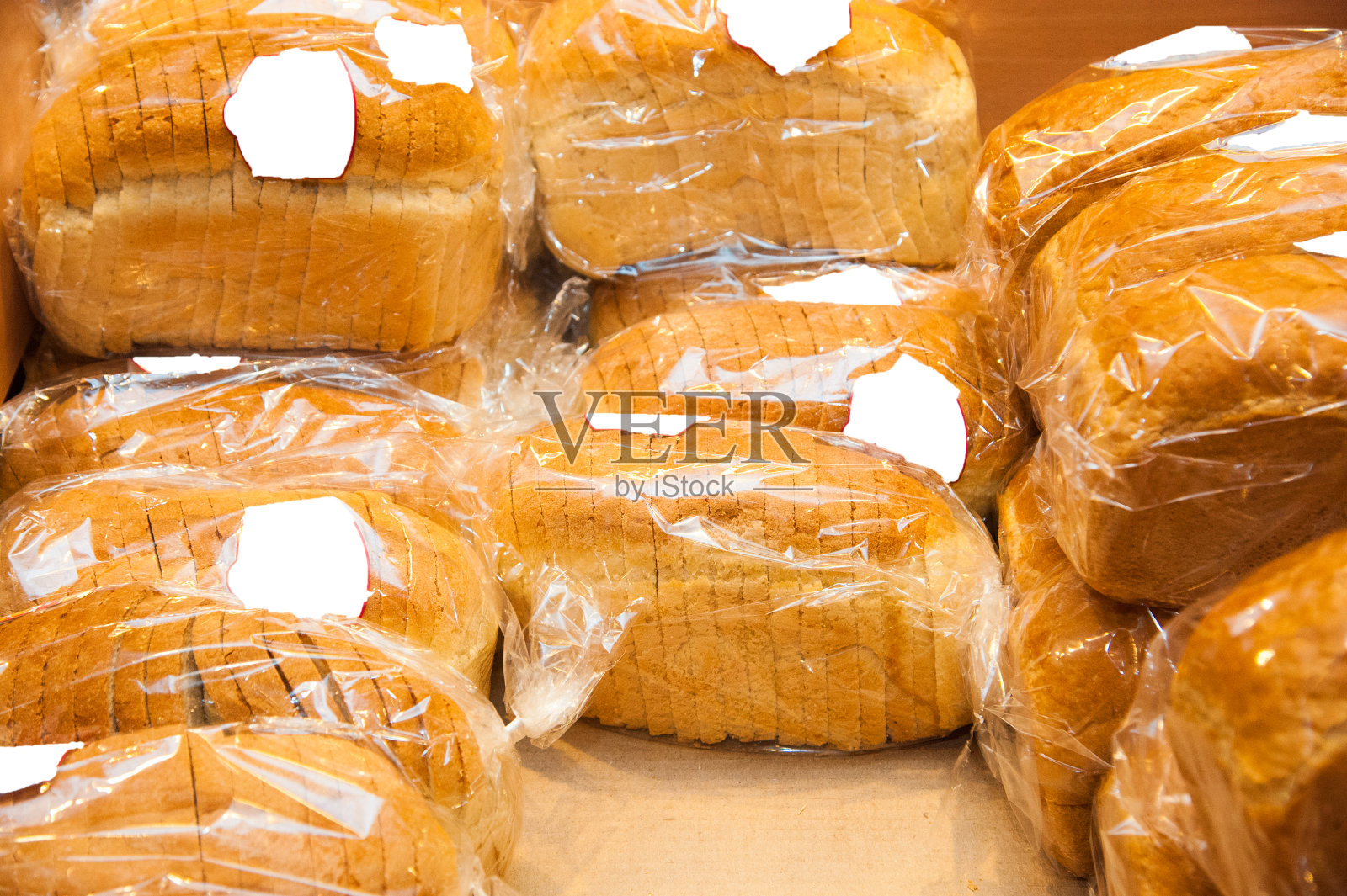 架子上的面包照片摄影图片