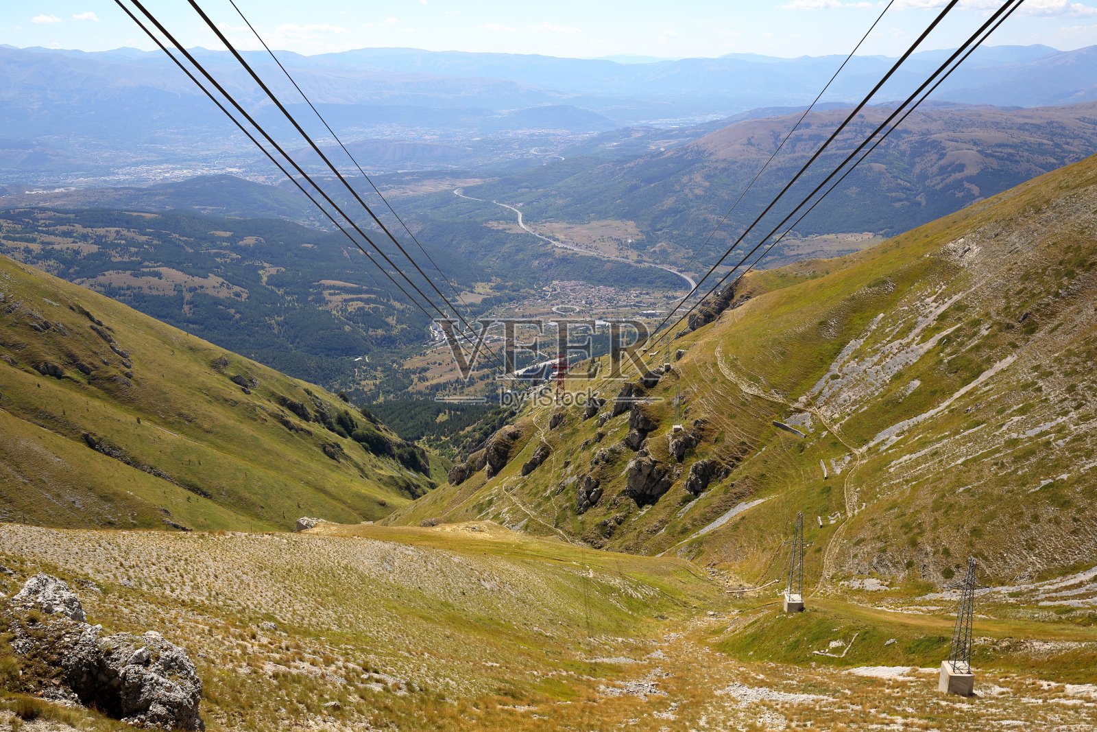 大萨索国家公园的全景照片摄影图片