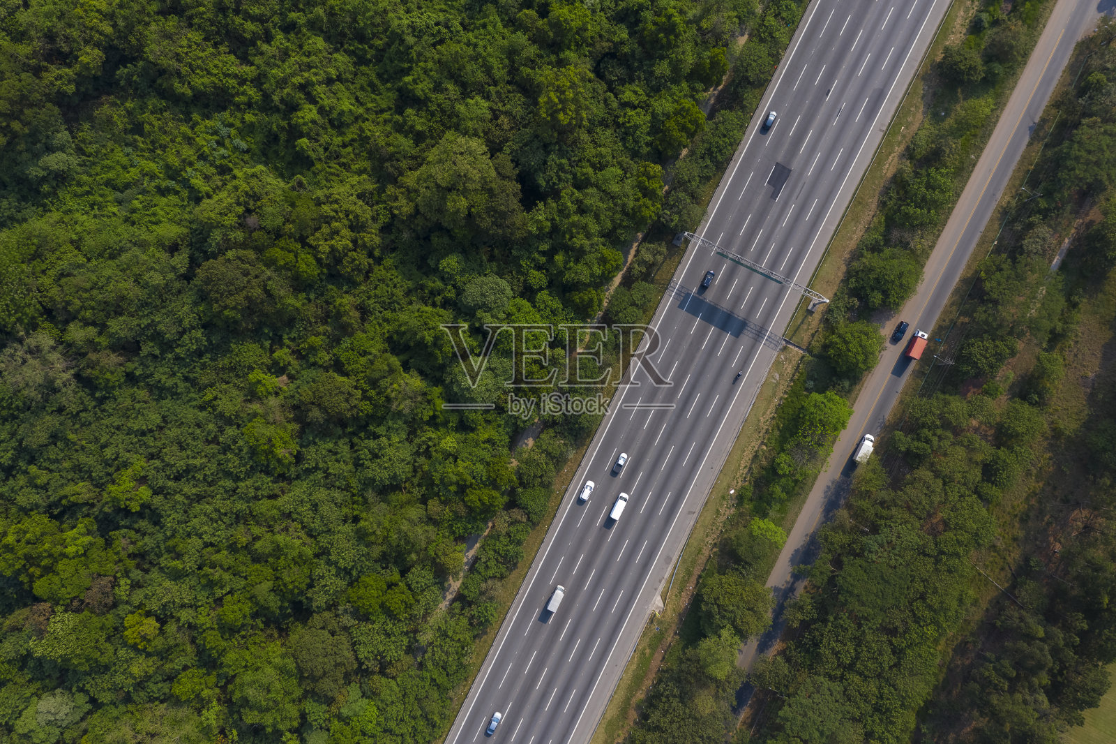 俯瞰巴西圣保罗埃尔顿塞纳高速公路照片摄影图片