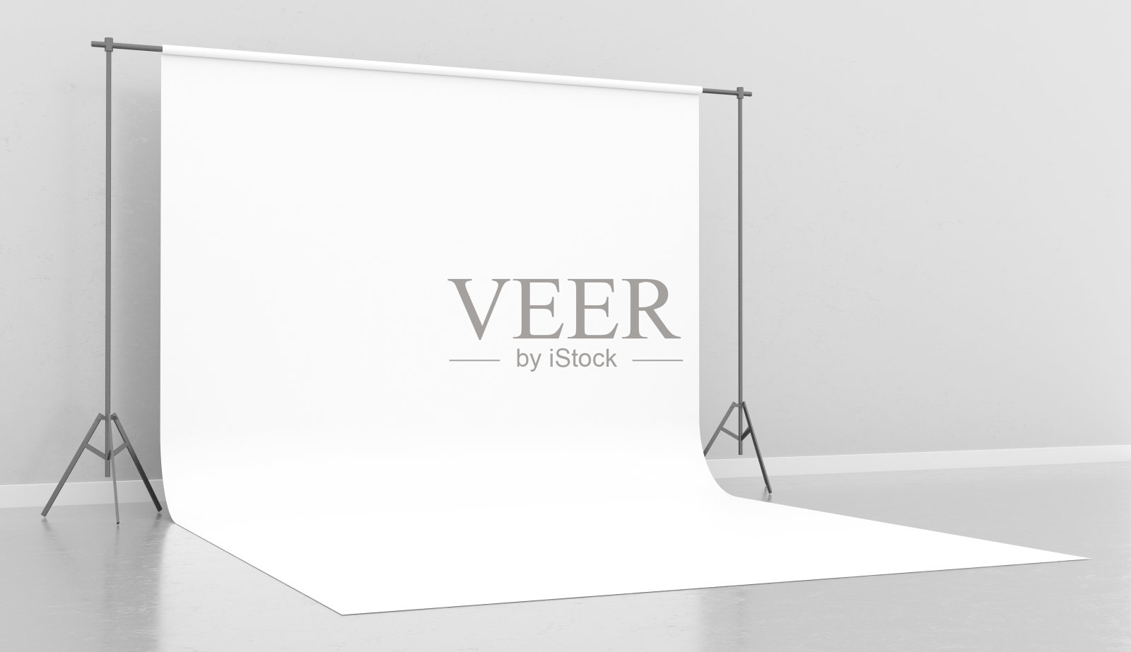 房间的白色背景舞台照片摄影图片