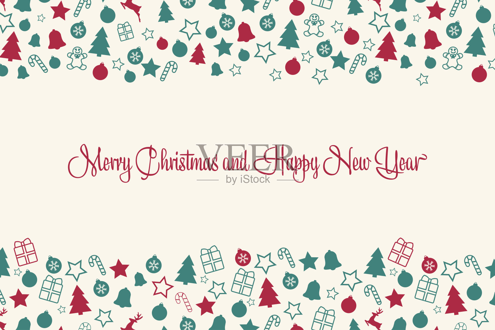 圣诞快乐新年好，节日概念，背景、banner、卡片、海报模板矢量素材设计模板素材