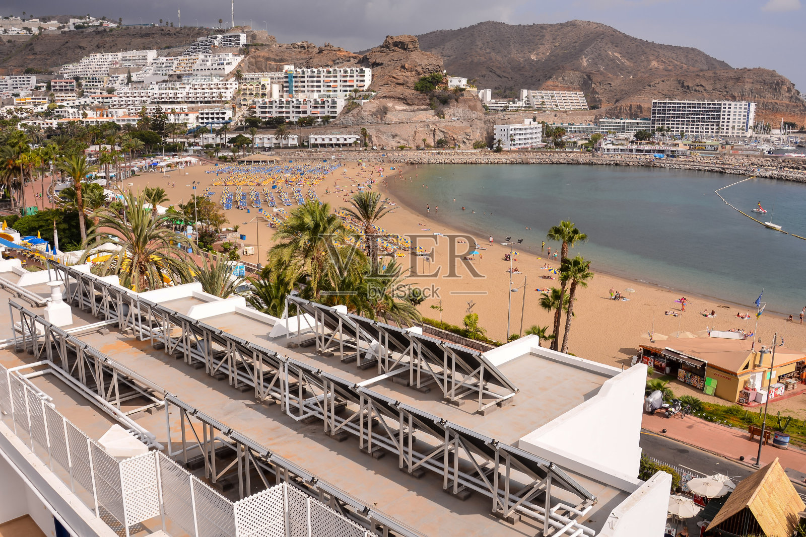 西班牙热带火山加那利群岛的景观照片摄影图片