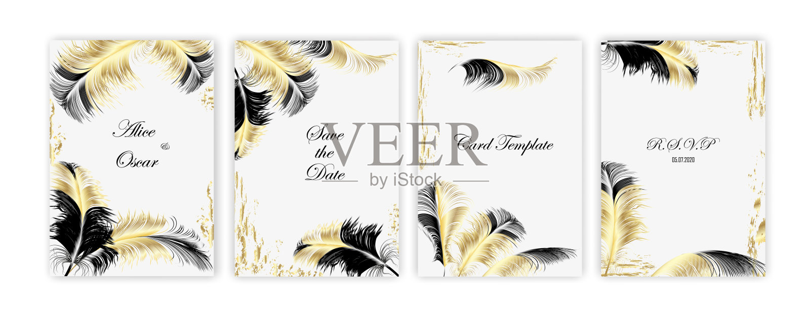 设置复古的名片。向量的背景。卡片或邀请……插画图片素材