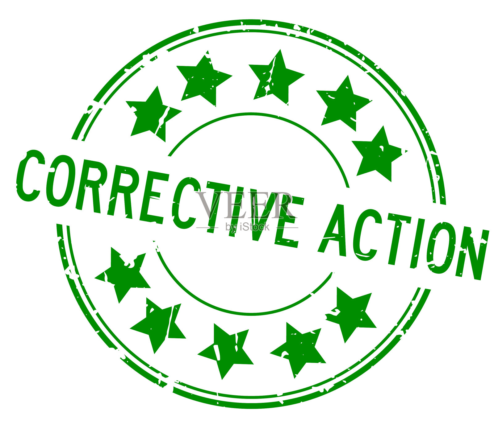 垃圾绿色纠正行动字与明星设计元素图片