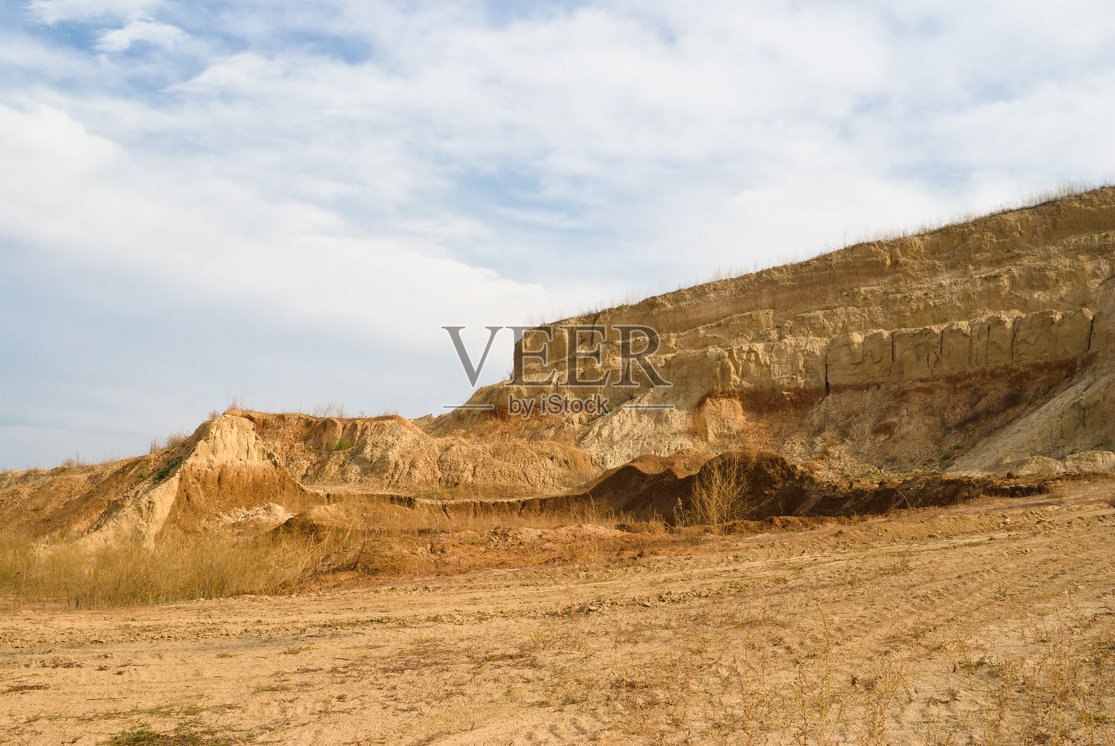 乌克兰的一个露天粘土坑照片摄影图片