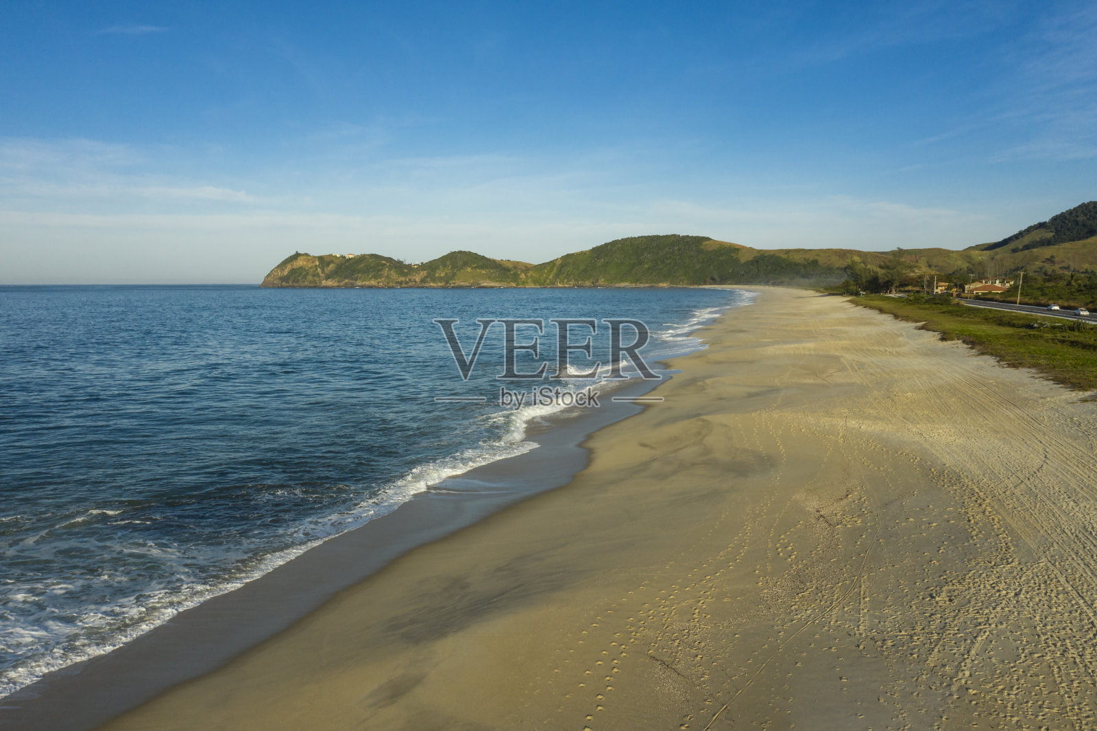 天堂的海滩。异国情调和偏远的海滩。照片摄影图片