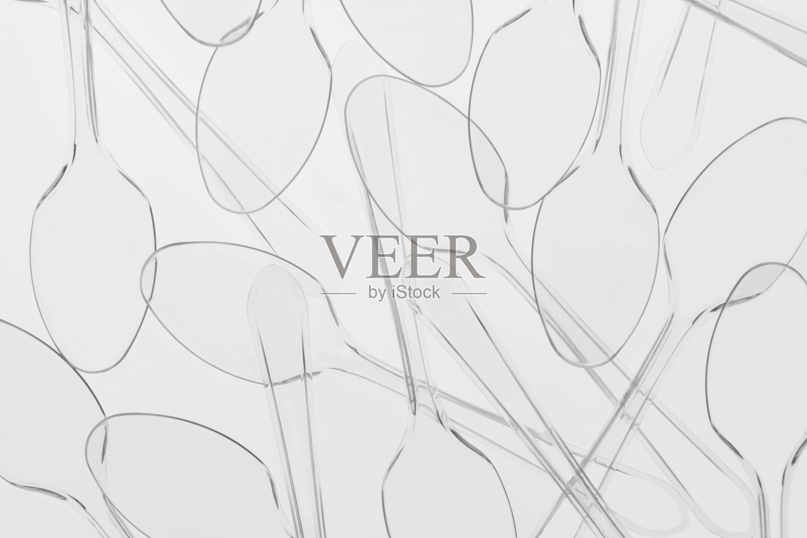 塑料勺文摘照片摄影图片