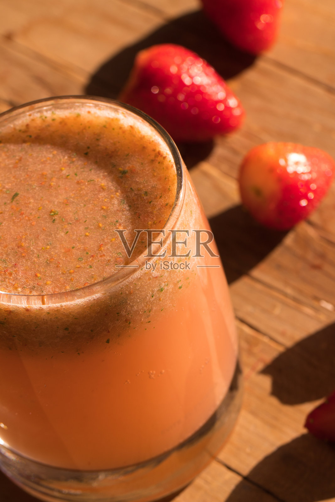 玻璃草莓固化pulque照片摄影图片