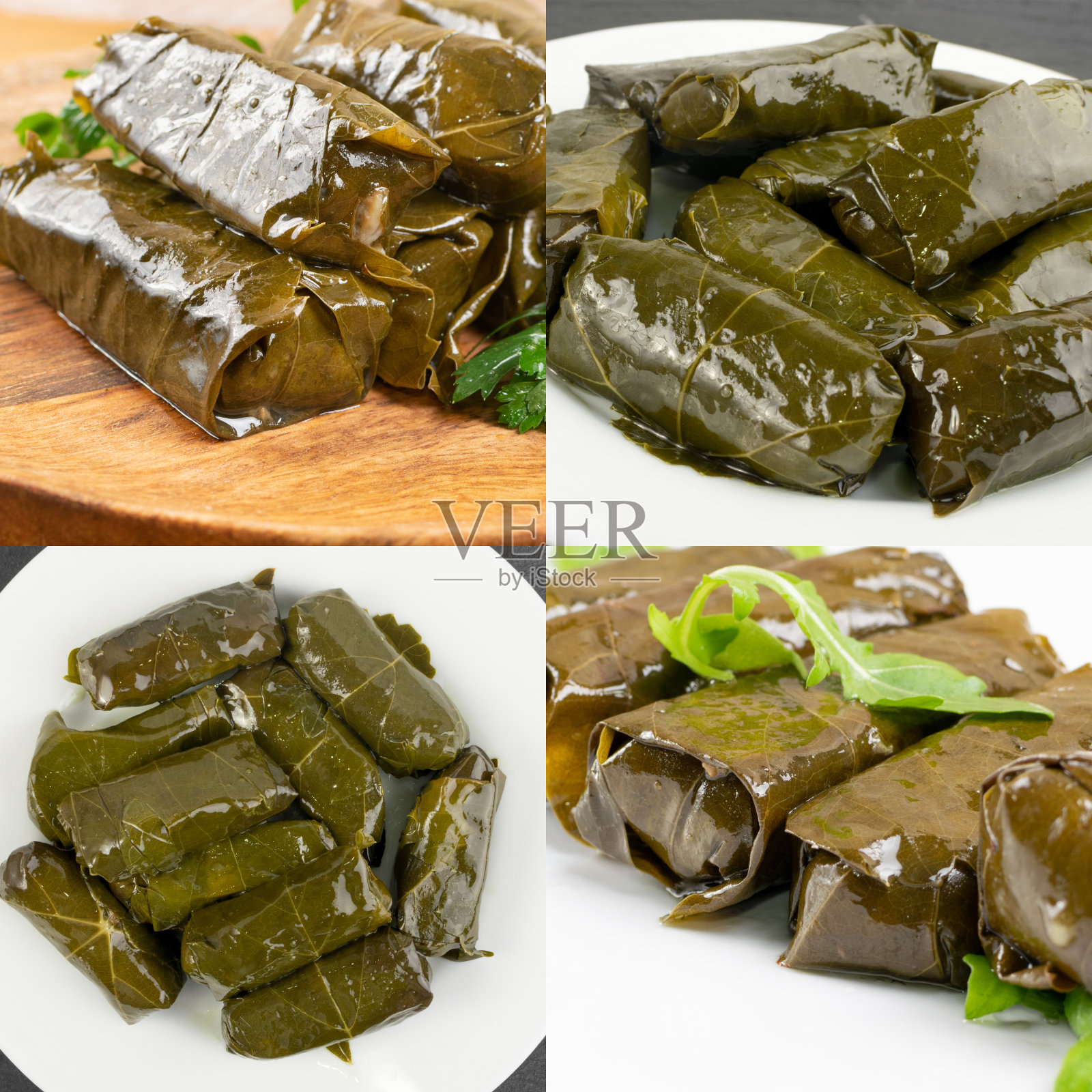 传统土耳其Dolma, Sarma或dolmaades特写照片摄影图片