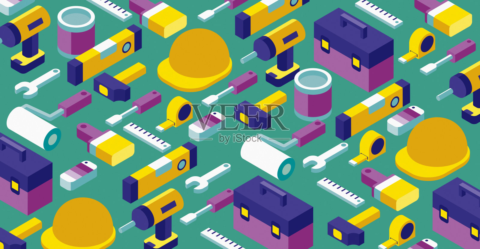 用工具做你自己的背景插画图片素材