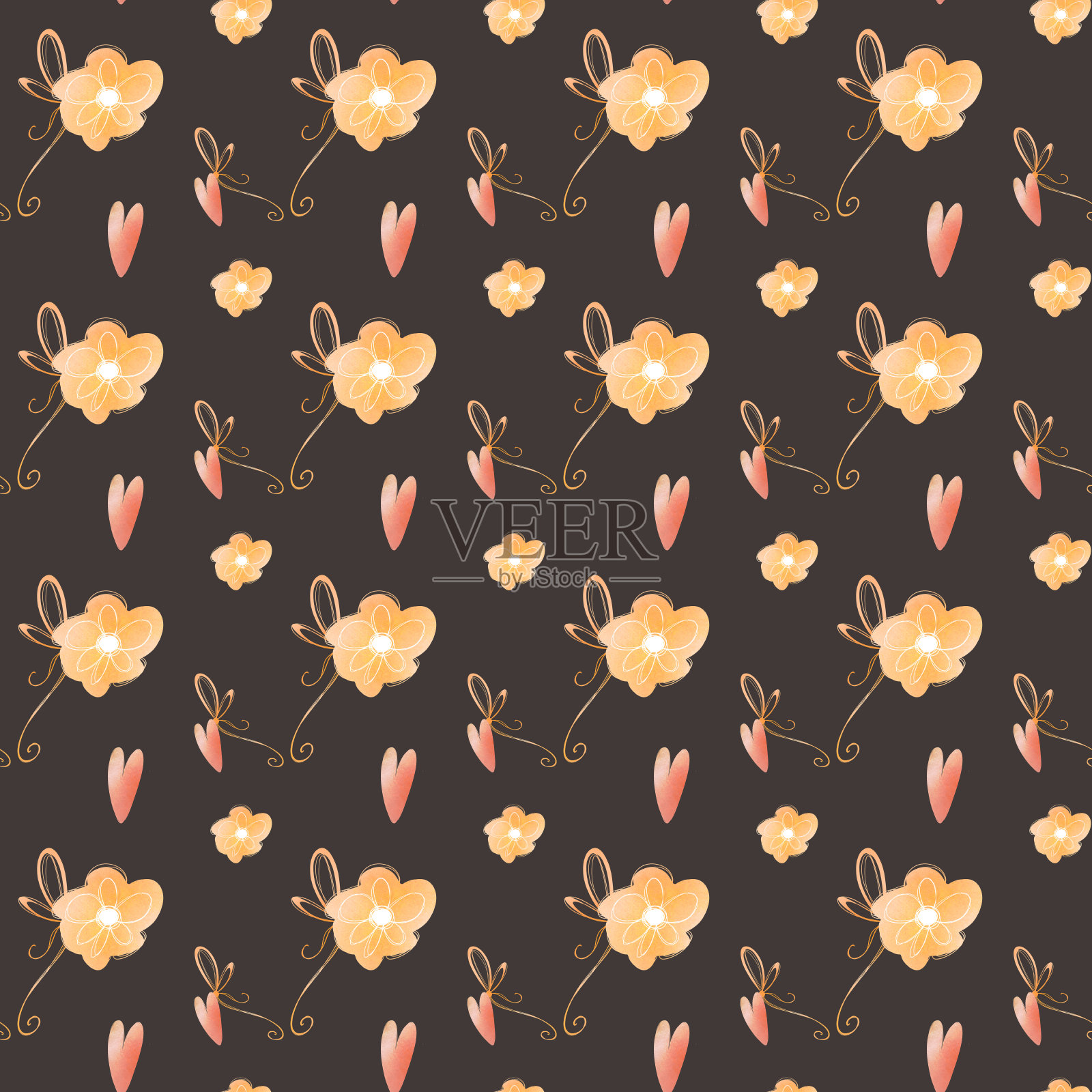 可爱可爱的母亲节插画图片素材