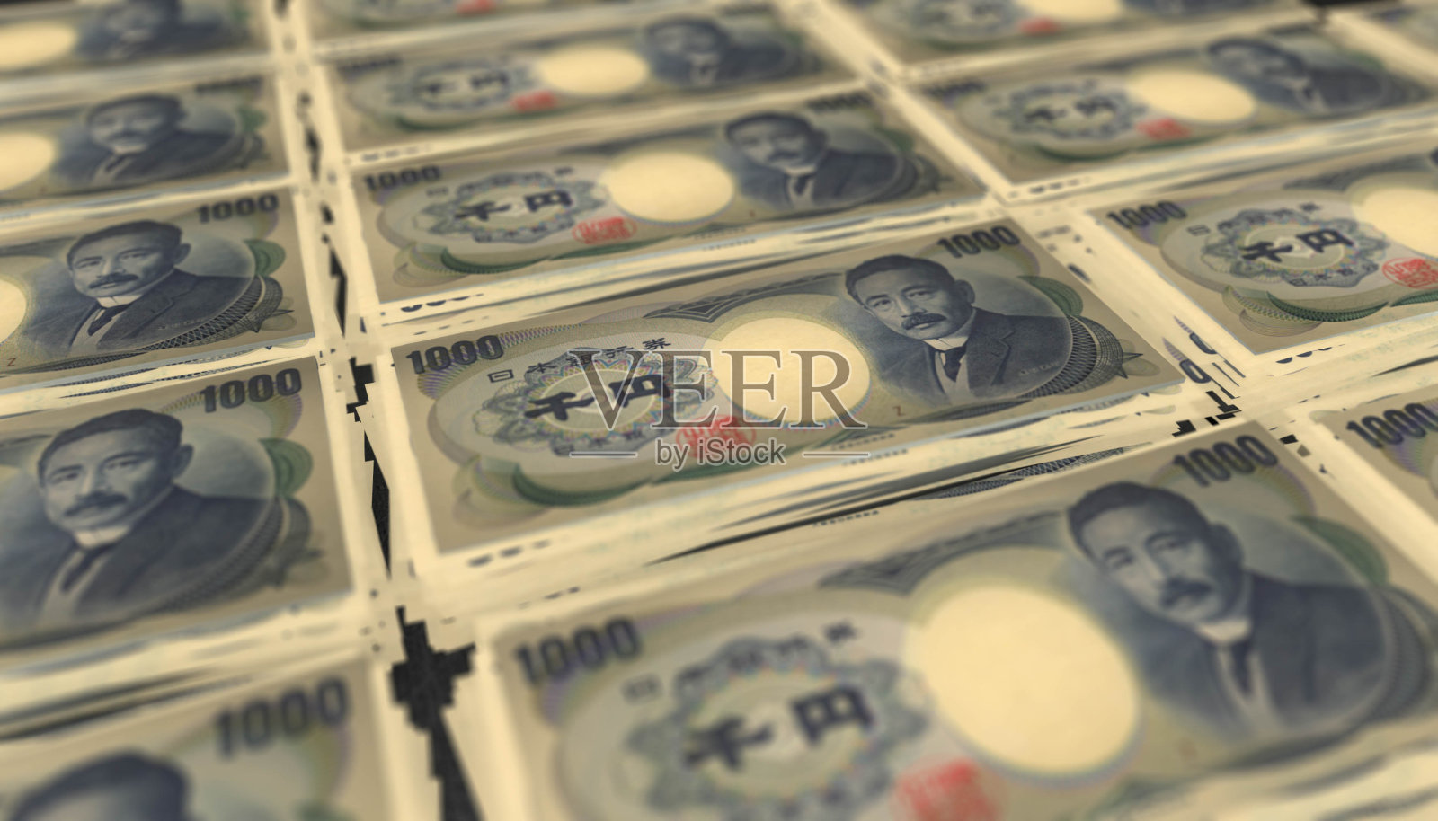 3D 1000日元钞票照片摄影图片