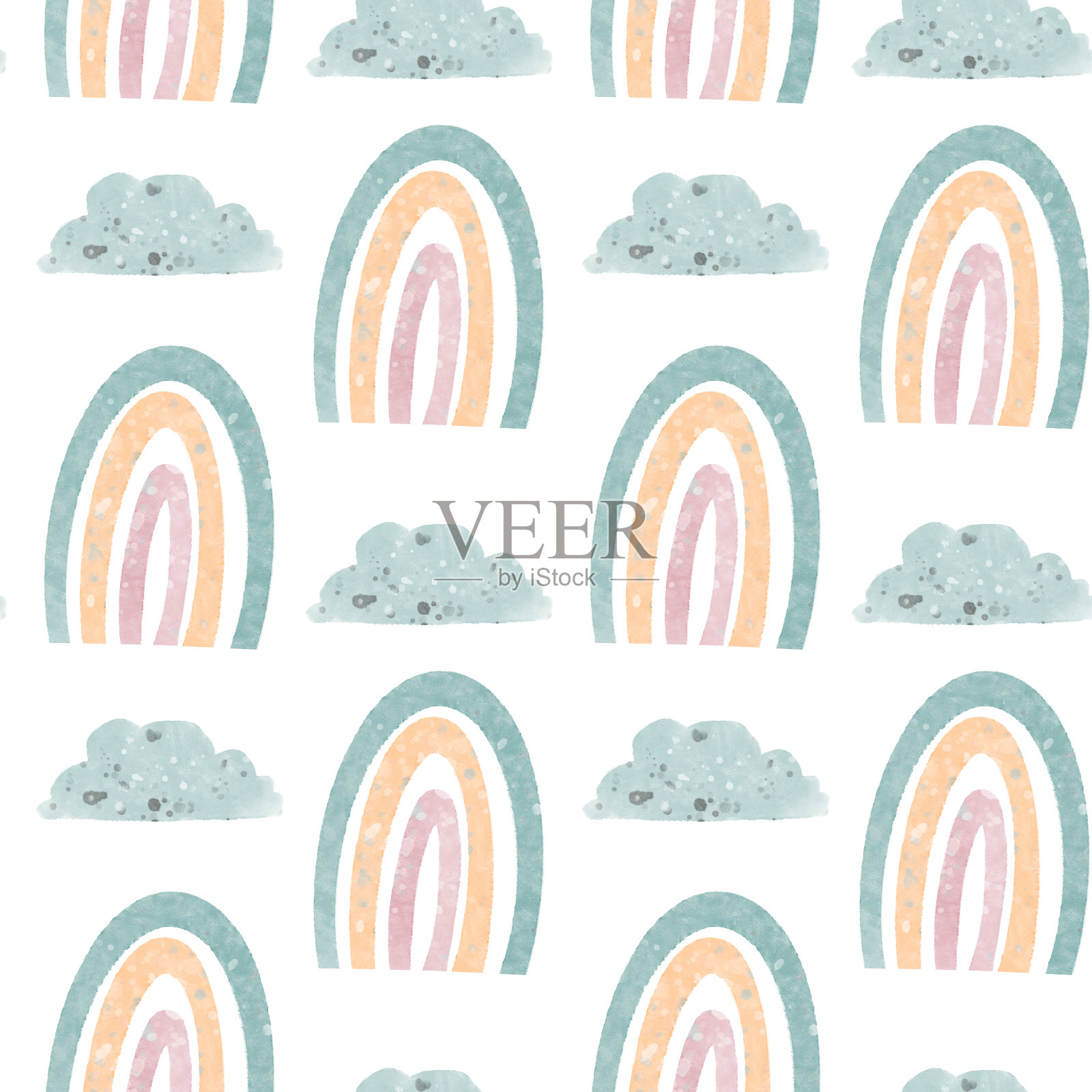 可爱可爱的苗圃装饰元素插画图片素材