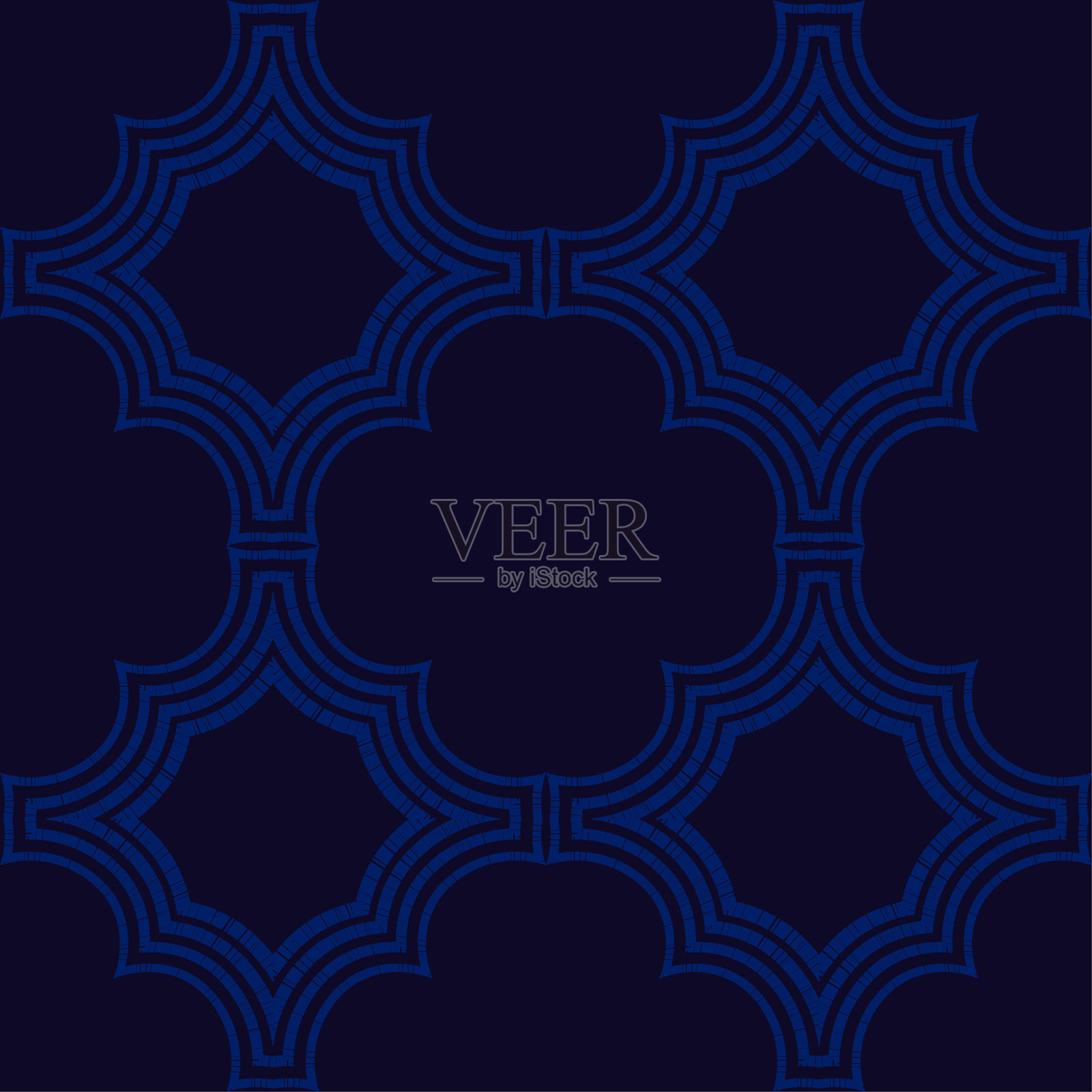 几何形状的马赛克。无缝模式。设计与手动孵育。插画图片素材