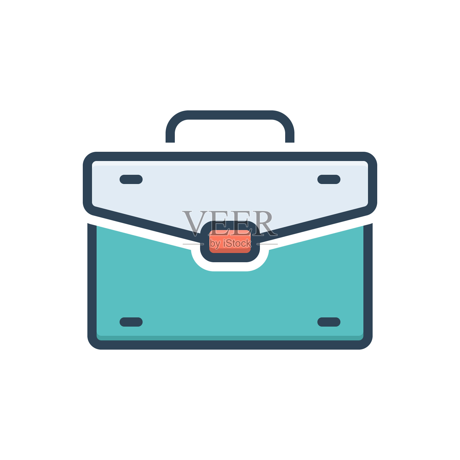 公文包的手提箱插画图片素材