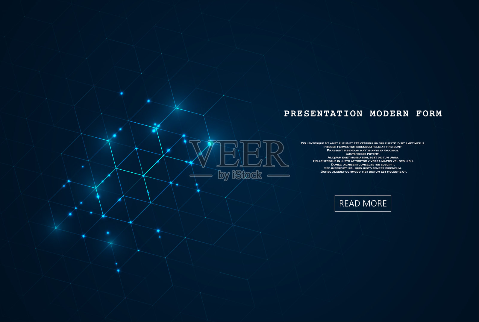 摘要多边形空间插画图片素材