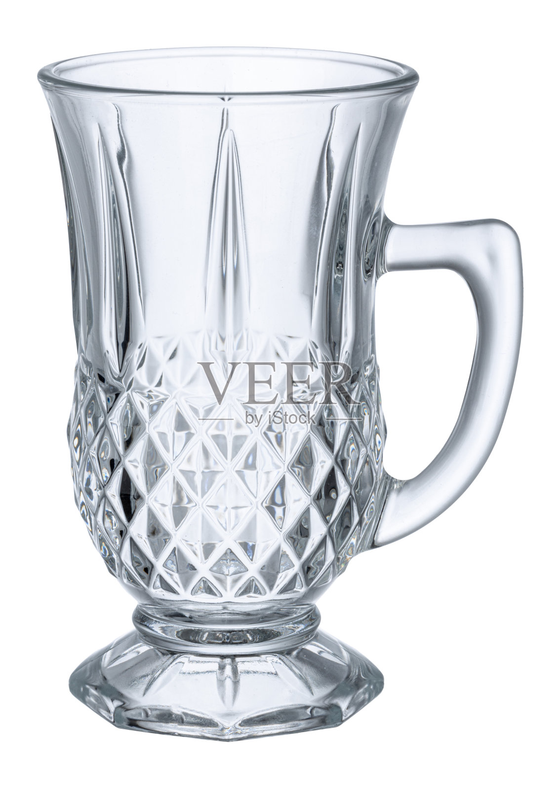 玻璃杯为茶隔离上白照片摄影图片