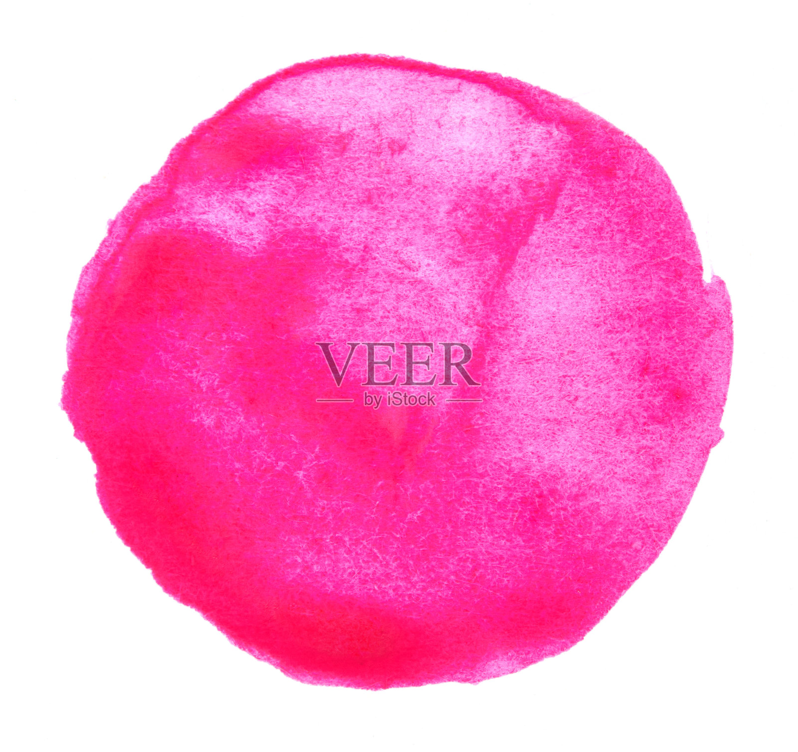 粉红色的水彩圆照片摄影图片