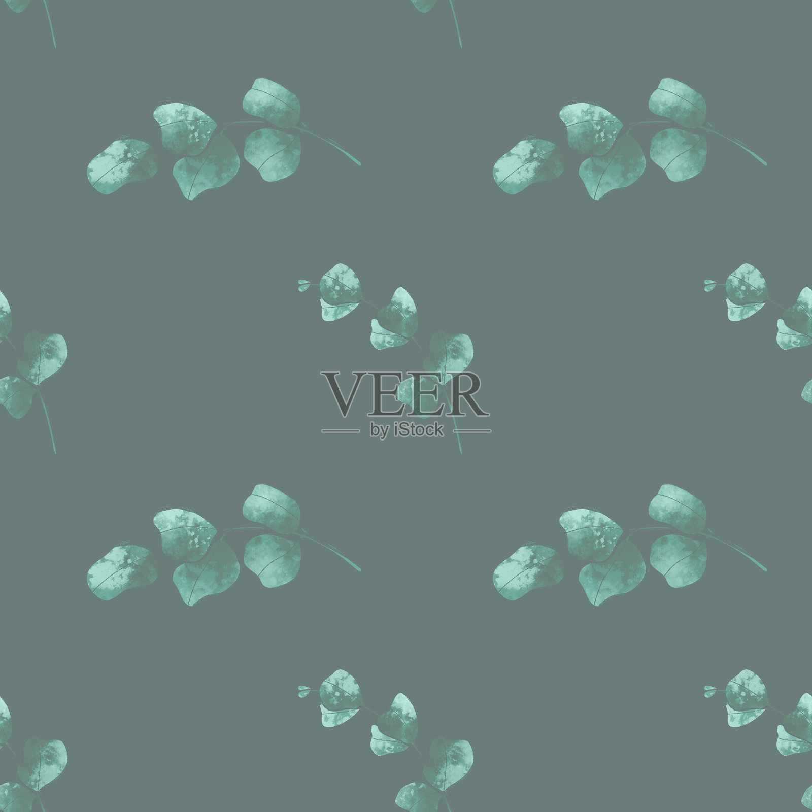 数码艺术可爱的轮廓棉花插画图片素材