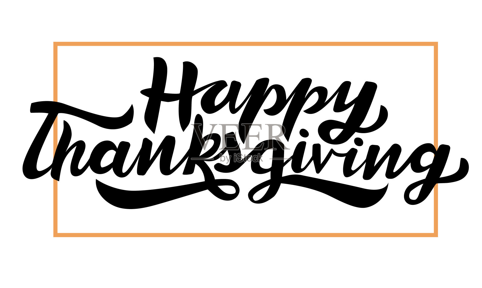 感恩节快乐手写字母矢量假期季节的报价和短语，卡片，横幅，海报，杯子，枕套和衣服设计。插画图片素材
