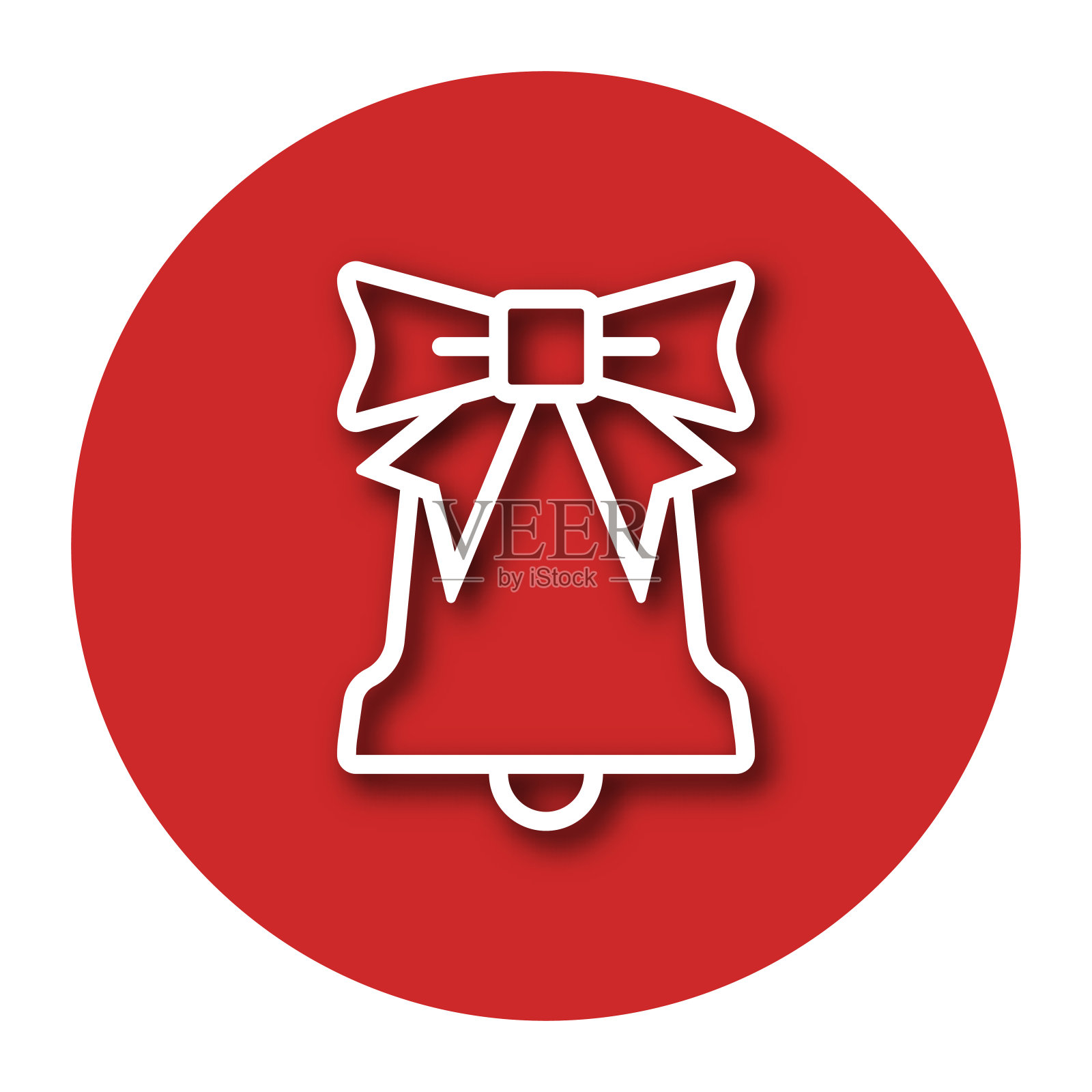 圣诞钟线图标图标素材