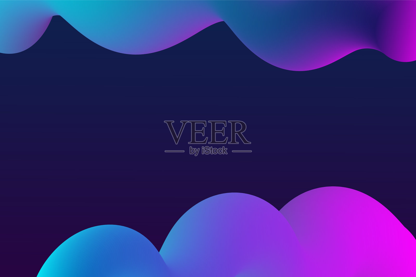 抽象几何流体塑造背景插画图片素材