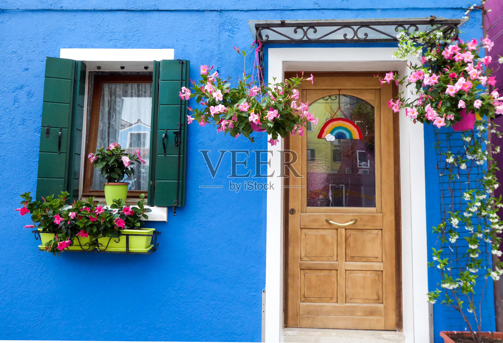 充满希望的彩虹照片摄影图片