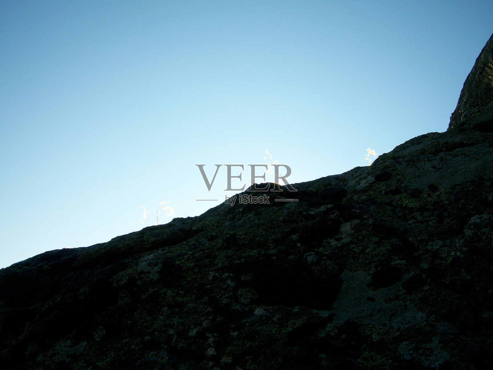 马德里社区阿班托斯山的景色。西班牙照片摄影图片