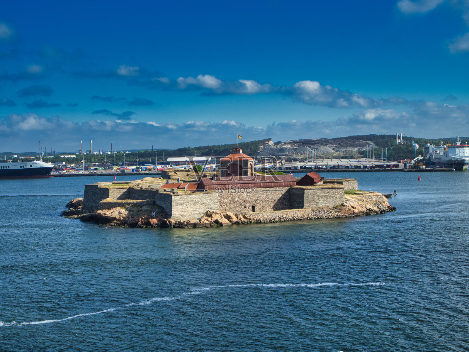 在哥德堡的新埃尔夫斯堡要塞照片摄影图片