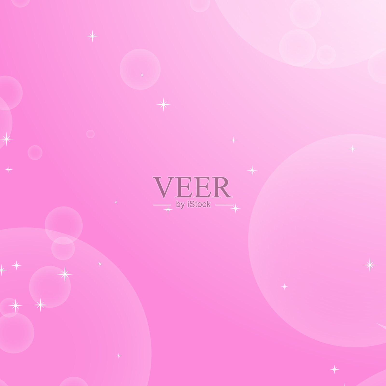 彩色抽象背景与圆圈和插画图片素材