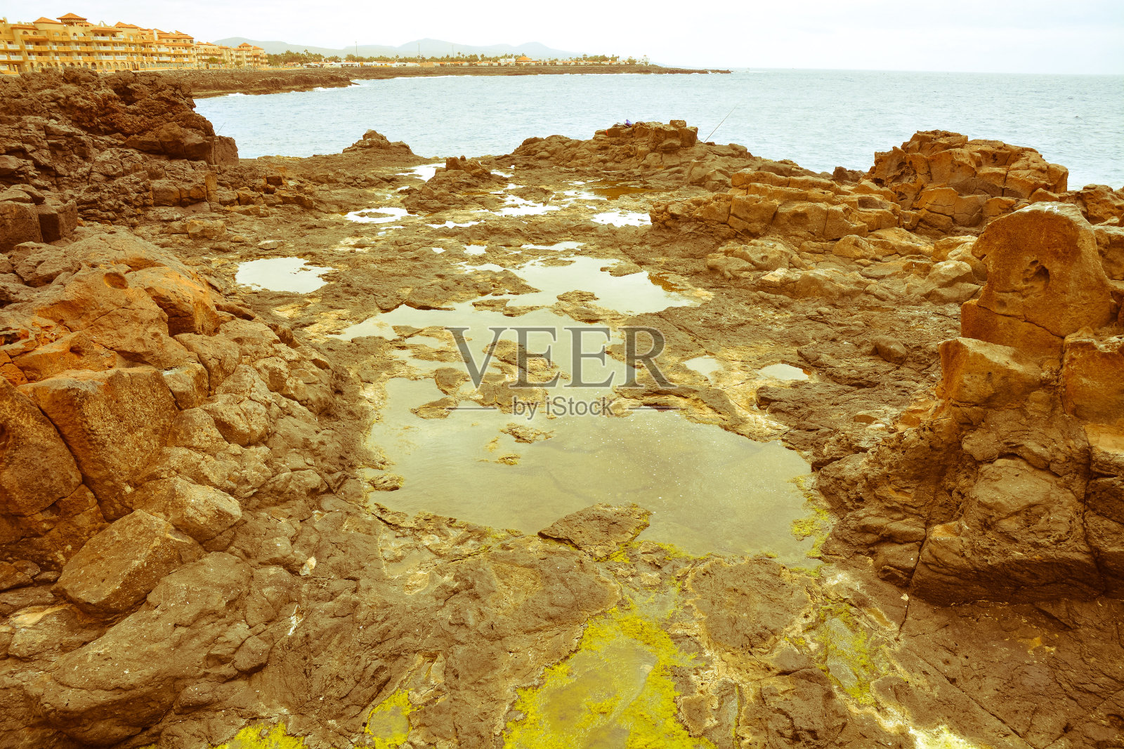西班牙热带火山加那利群岛的景观照片摄影图片