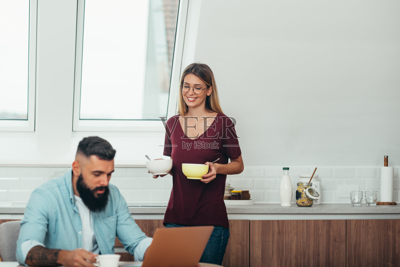 你让美好的早晨更美好照片摄影图片