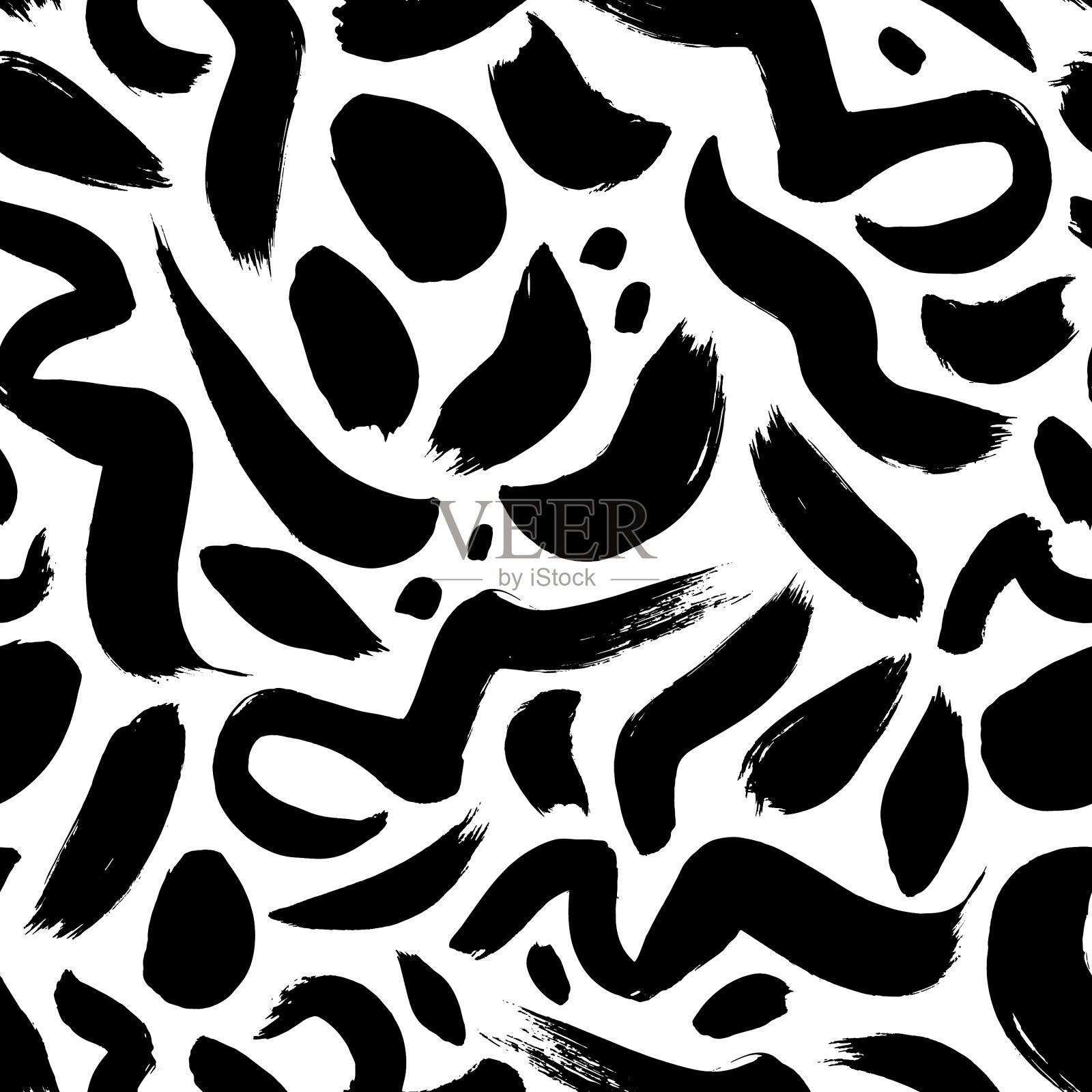 螺旋纹无缝图案插画图片素材