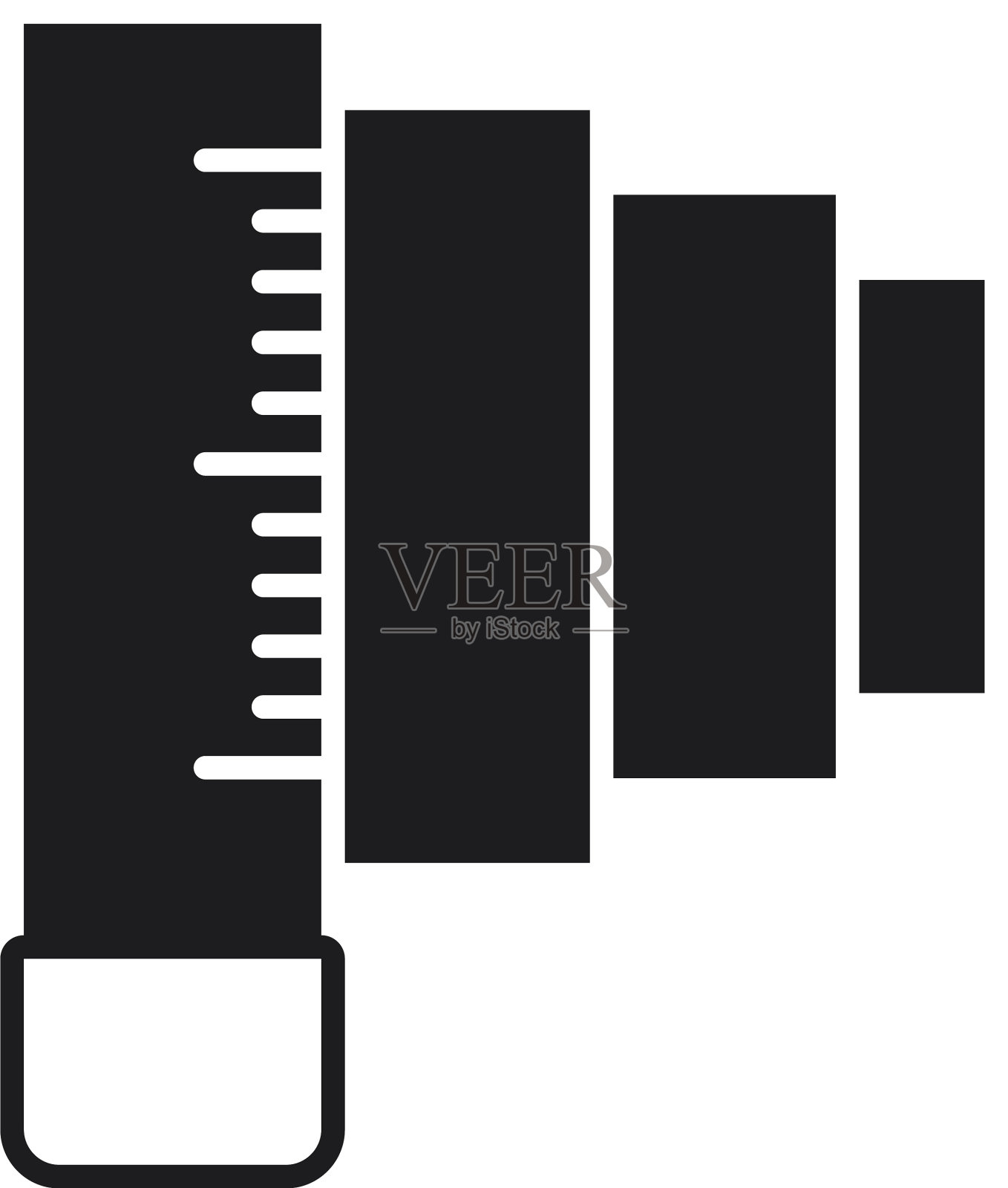 缝纫机摆轮图标剪影设计元素图片