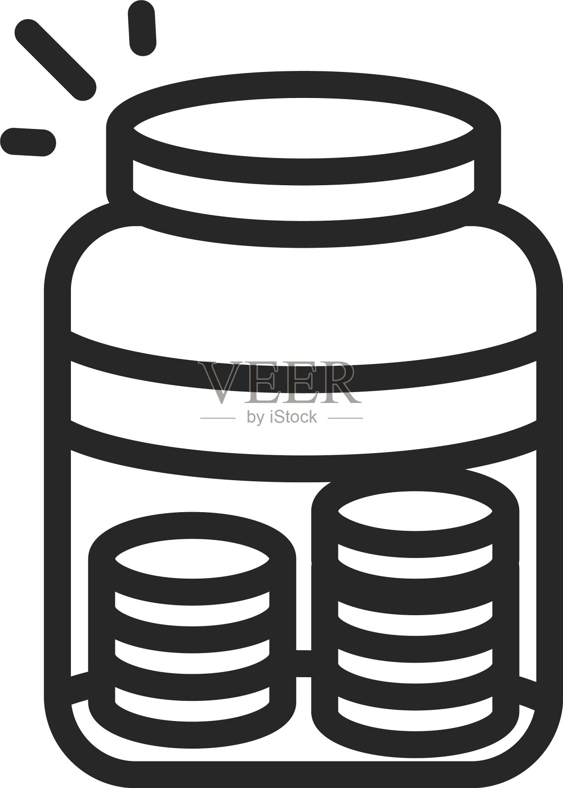 捐赠慈善志愿者帮助社会货币硬币图标素材