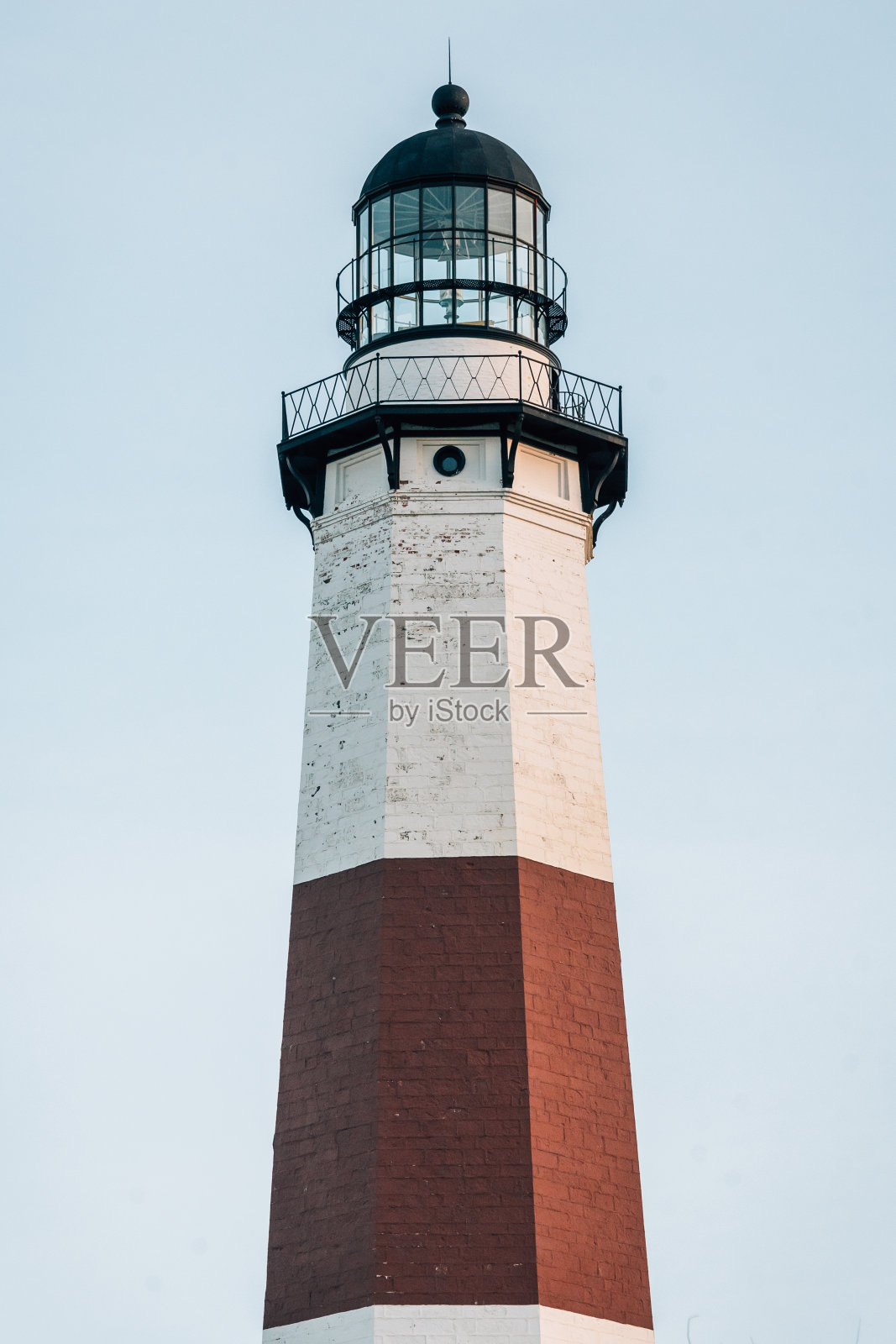 蒙托克灯塔，位于纽约蒙托克角州立公园照片摄影图片