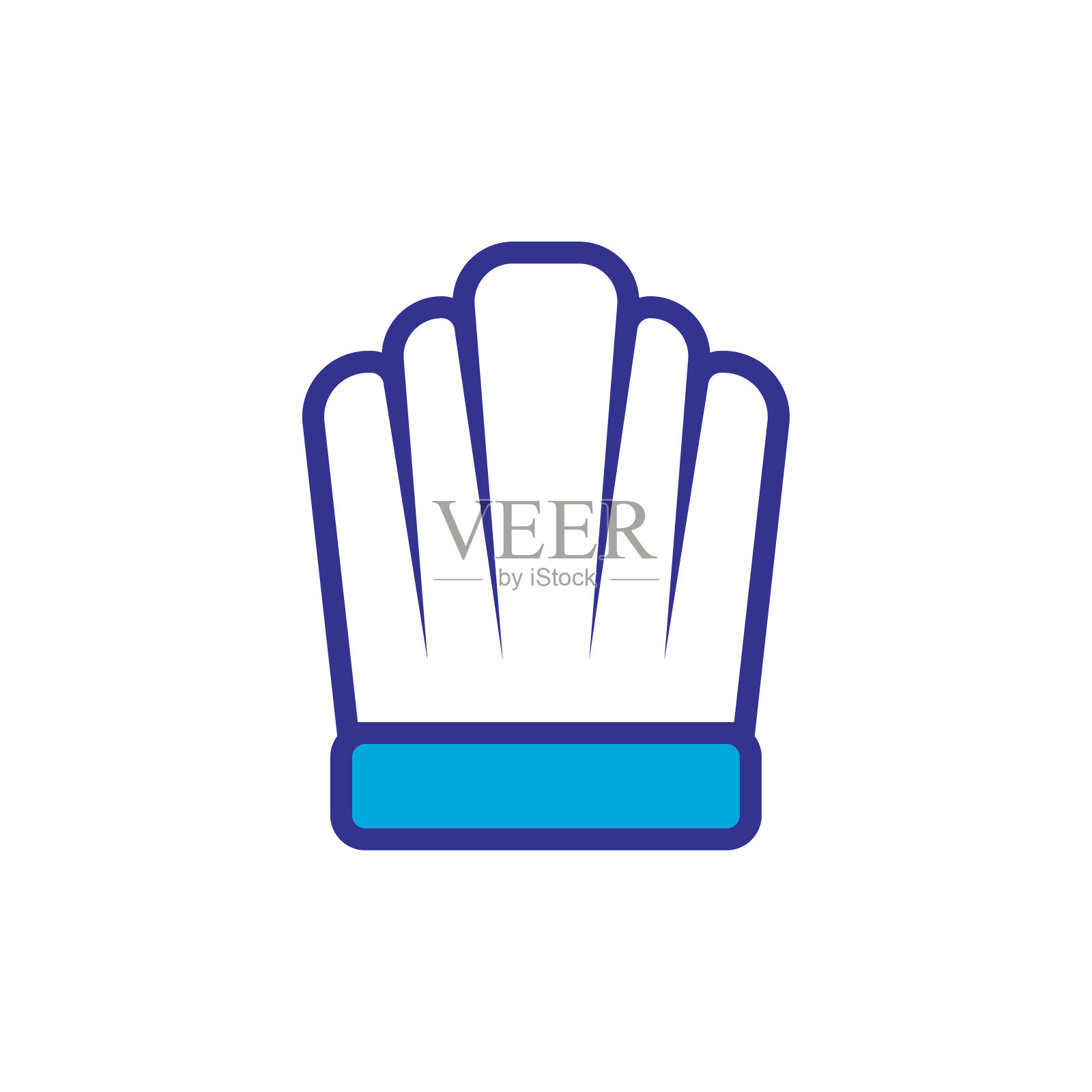 厨师帽图标矢量设计潮流图标素材