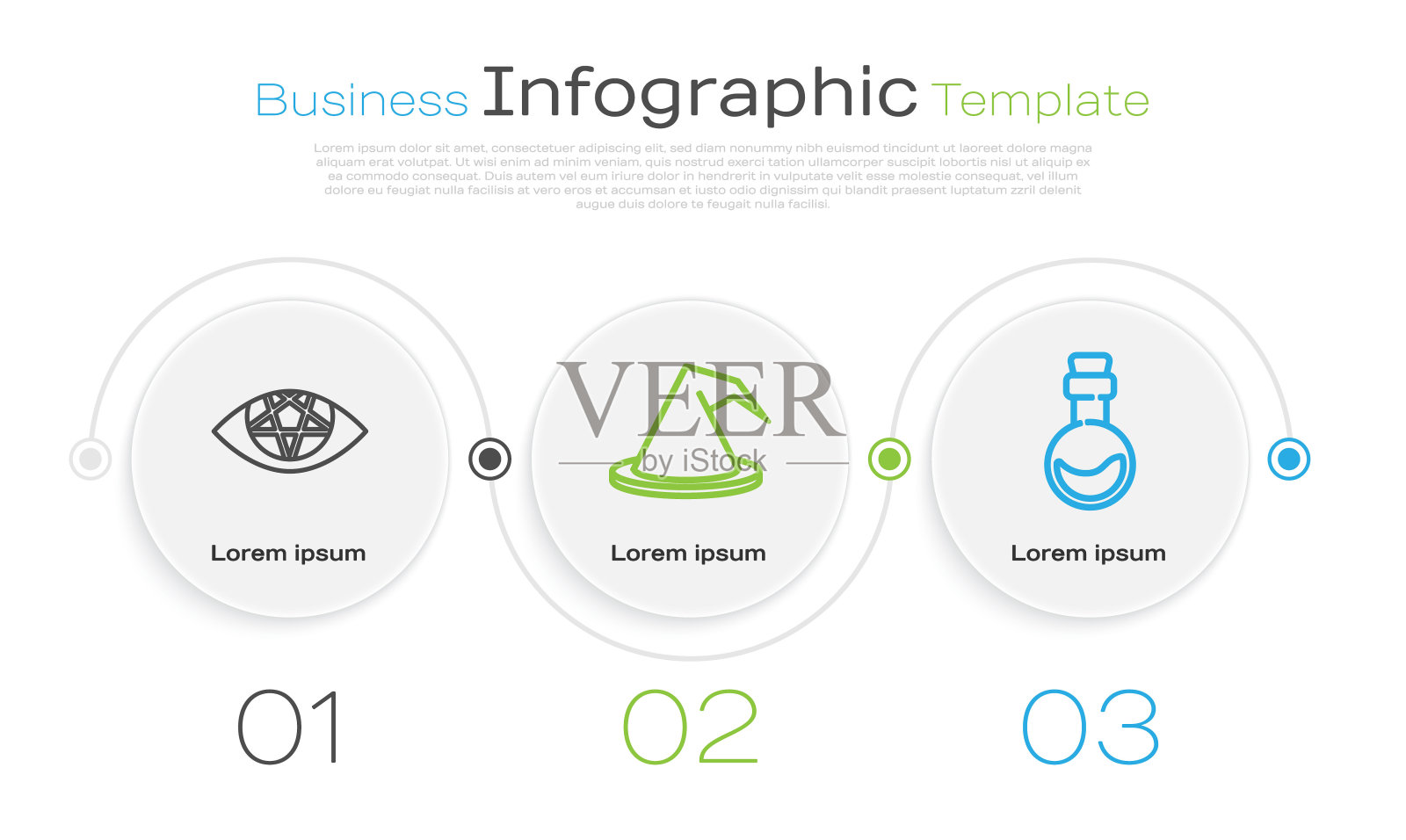 设定线五角星，女巫帽和瓶子与爱情药水。业务信息模板。向量设计模板素材