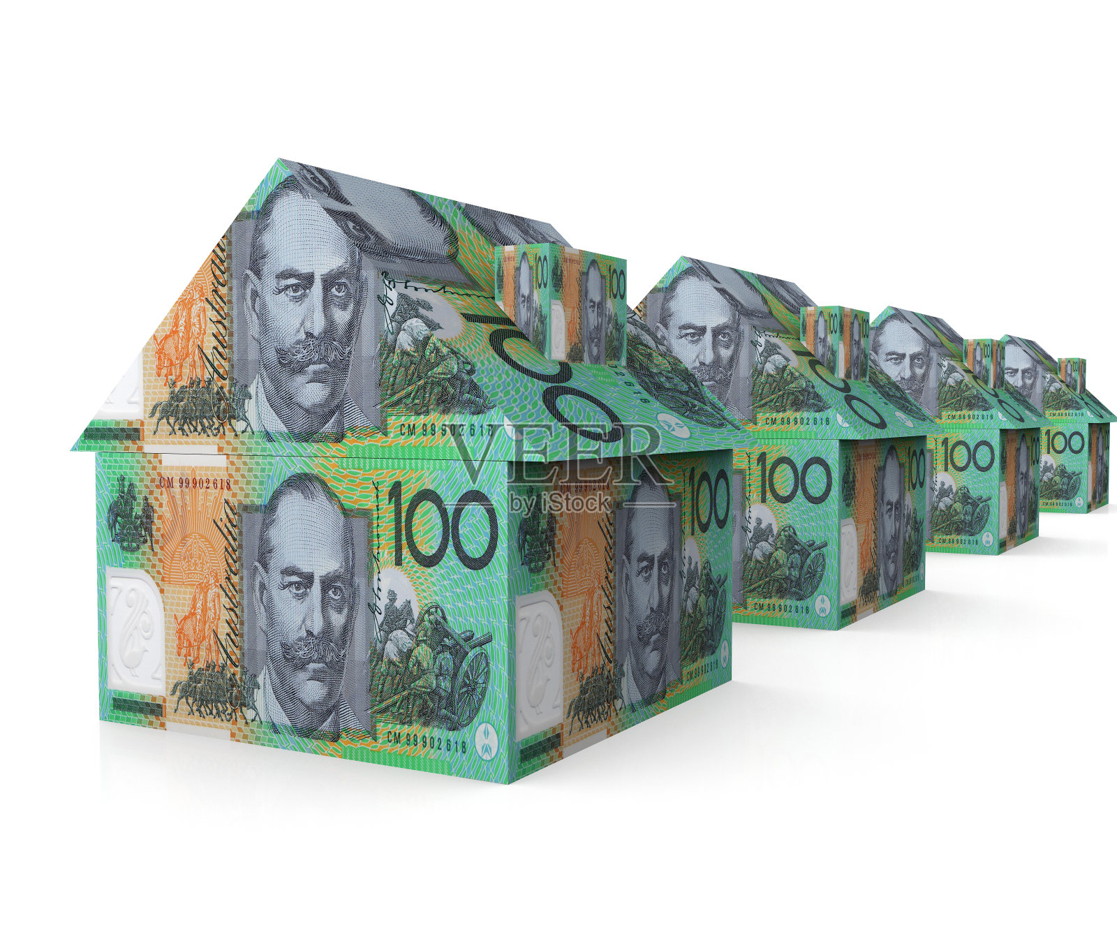 买房澳币钱按揭贷款房地产照片摄影图片