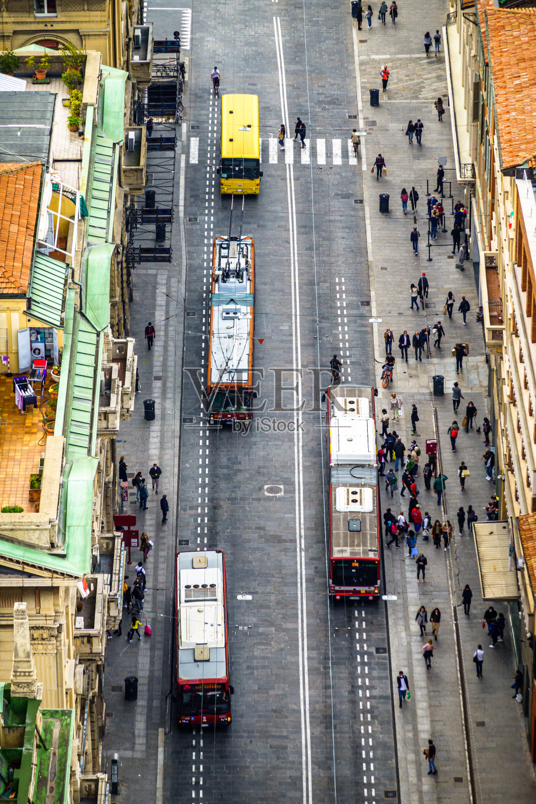 意大利著名的博洛尼亚古城照片摄影图片